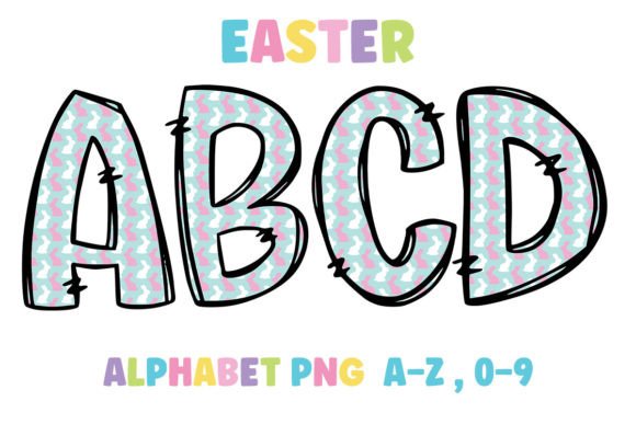 Bunny Easter Alphabet Doodle Font Pastel: A Creative's Guide