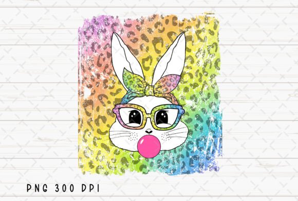 Designing with Character: The Leopard Bunny Rabbit Easter Day PNG