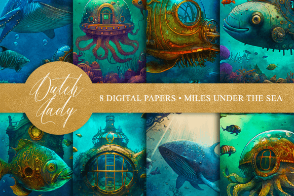 Dive into Creativity with Miles Under the Sea Art Illustrations