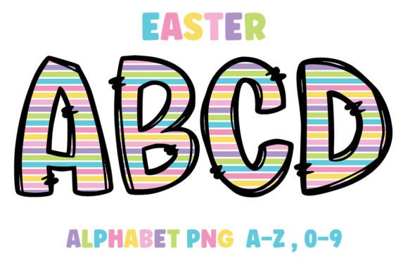 Easter Pastel Alphabet: A Designer's Guide to Whimsical Typography