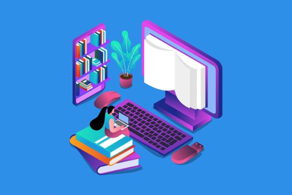Flat Illustration Everything Is Science: A Design Asset for Modern Education