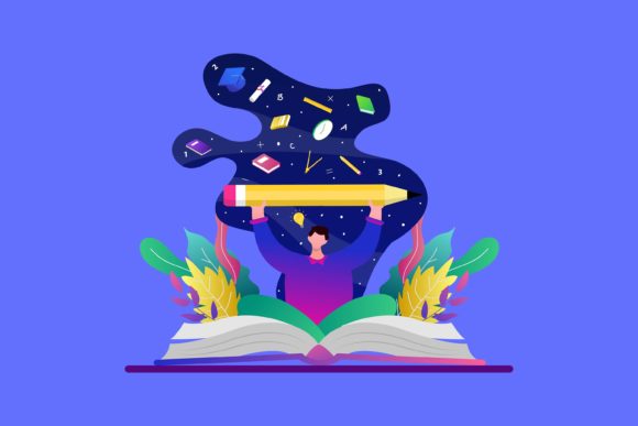 Flat Illustration Great Idea: Unlocking Creative Potential