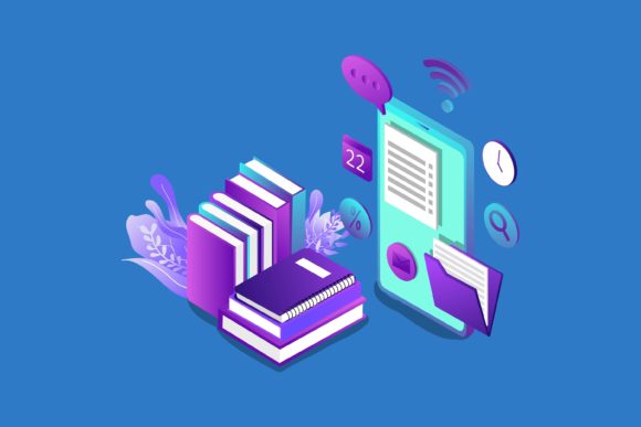 Flat Illustration Homework: The Playful Education Concept