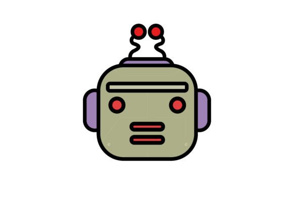 Robot Face: A Scalable Vector for Modern Design