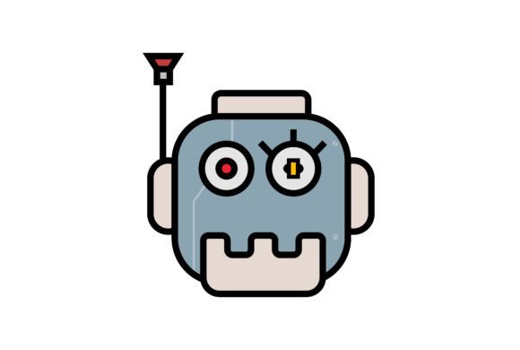 Robot Face Clipart: A Digital Asset for Modern Design