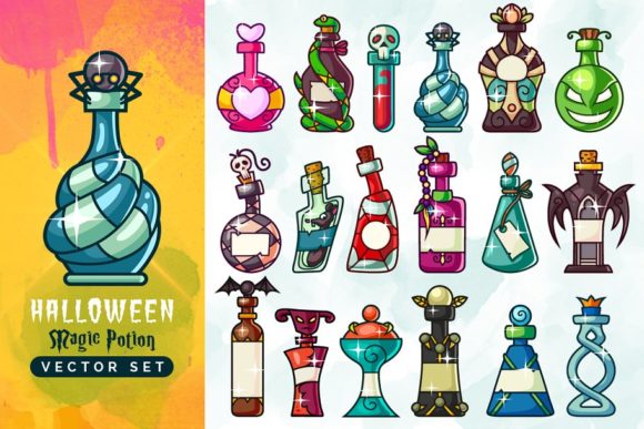 Unleash Spooky Creativity with Halloween Magic Potion Bottles
